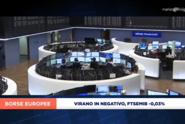 BORSE EUROPEE IN CALO A METÀ SEDUTA, PIAZZA AFFARI RESISTE SULLA PARITÀ