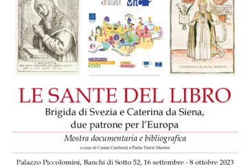 “Brigida di Svezia e Caterina da Siena: due patrone per l’Europa”: convegno a Siena