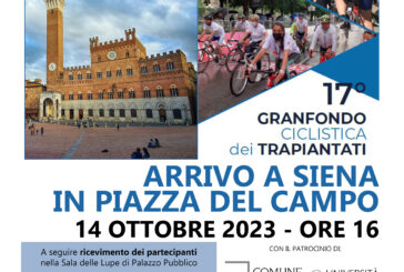 Piazza del Campo tappa finale della Granfondo ciclistica dei trapiantati