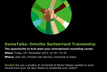 “Swiss Talk”, Deloitte Switzerland ricerca talenti in Ateneo