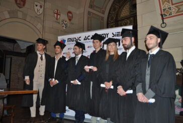 Cerimonia di consegna titoli e diplomi “Music Academy Siena”