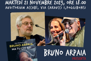 Bruno Arpaia presenta “Ma tu chi sei” accompagnato da Di Marco e Magnelli