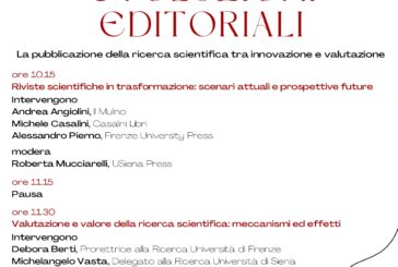 “La pubblicazione della ricerca scientifica tra innovazione e valutazione”