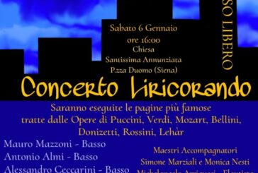 Il concerto Liricorando del 6 gennaio conclude la rassegna “Da Santa Cecilia all’Epifania”