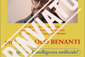 Rinviato l’incontro su “Un’etica per l’intelligenza artificiale?”