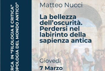 Lo scrittore Matteo Nucci all’Università di Siena