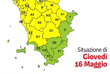 Meteo: allerta gialla per temporali forti