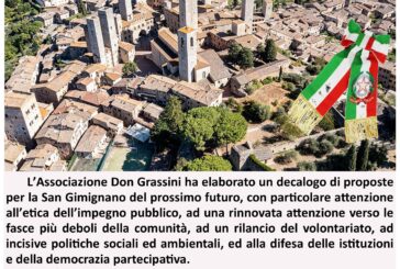 L’associazione Don Grassini elabora un decalogo per i candidati sindaco