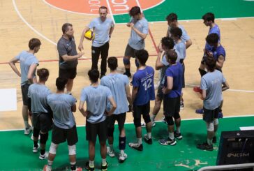 Pallavolo: allenamento al PalaEstra con coach Graziosi per U17 e U19