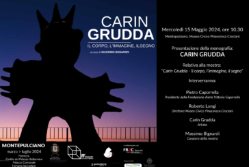 Montepulciano, mercoledì presentazione del catalogo della mostra di Carin Grudda