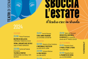 “Sboccia l’estate” dei Teatri di Siena: lo spettacolo dal vivo esce in strada