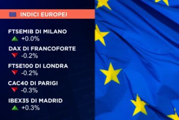 CHIUSURA PERLOPIÙ DEBOLE PER LE BORSE EUROPEE, MILANO FLAT