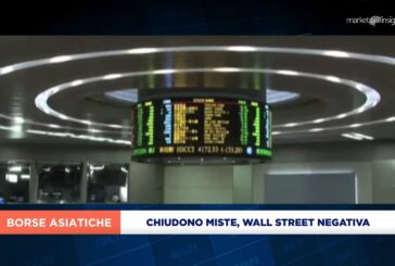 BORSE ASIATICHE SEDUTA MISTA CON FORTI VENDITE SU CINA E HONG KONG