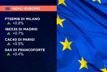 CHIUSURA POSITIVA PER LE BORSE EUROPEE, MILANO +0,8%