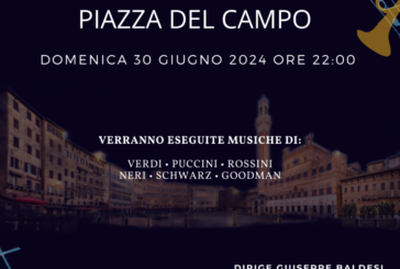 Concerto in piazza per la banda Città del Palio