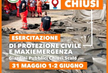 Maxi Emergenza “CLUSIUM 2024“ per i 40 anni della Pubblica Assistenza