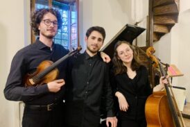 ‘I Concerti del lunedì’: nella Sala Rosa dell’Unisi suona il Trio Rinaldo