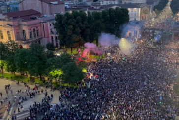 Festa grande a Bergamo per l'Europa League dell'Atalanta