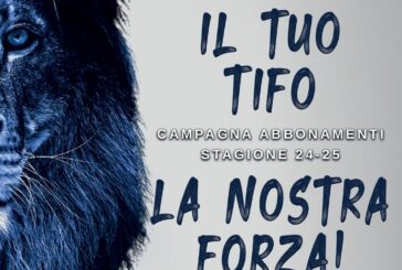 “Il tuo tifo la nostra forza”: dal 29 luglio la campagna abbonamenti