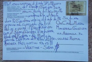 Una cartolina per il ministro della Giustizia