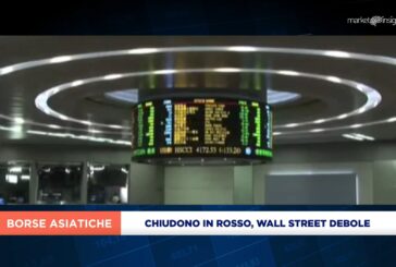 BORSE ASIATICHE SEDUTA IN ROSSO, GIÙ IN PARTICOLARE IL GIAPPONE