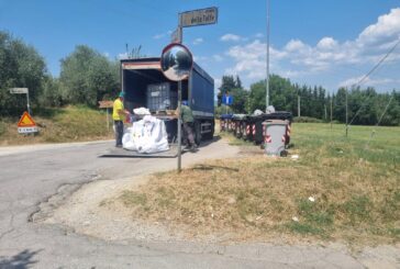 Decoro urbano: rimosse bombole di gas in strada delle Tolfe