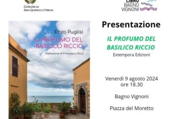 Il profumo del basilico riccio. Enzo Puglisi presenta il suo libro a Bagno Vignoni