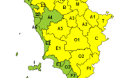 Allerta temporali per il 3 agosto: codice giallo su quasi tutta la Toscana