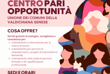 Centro Pari Opportunità, parte la nuova programmazione in Valdichiana Senese