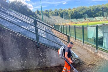 Proseguono i lavori di pulizia allo stadio Franchi