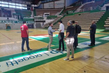 Palasport di viale Sclavo: riconsegnato il campo centrale