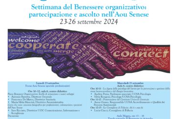 Settimana del benessere organizzativo: partecipazione e ascolto nell’Aou Senese