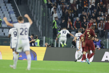 Gol di Lautaro e l'Inter espugna l'Olimpico, 1-0 alla Roma