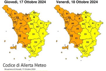 Maltempo: allerta gialla e arancione fino a venerdì