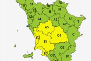 Maltempo: codice giallo per il 22 ottobre