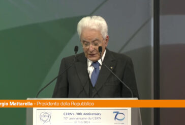 Mattarella "Il Cern costruisce la pace"