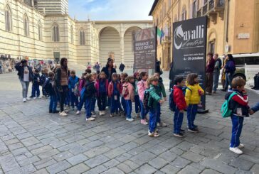 I bimbi dell’Elementare San Girolamo in visita alla mostra “Cavalli d’Autore”