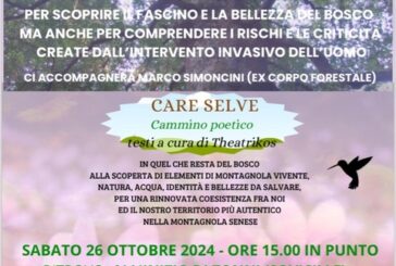 IL 26 ottobre una passeggiata col Coordinamento Montagnola Senese