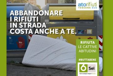 “Rifiuta le cattive abitudini”: a Colle la campagna di Sei Toscana