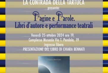 Nella Tartuca torna la rassegna “Pagine e Parole. Libri d’autore e performance teatrali”