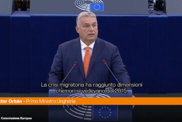 Orban "L'Ue sta vivendo una lenta agonia, serve un cambiamento"