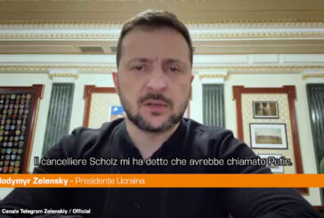 Zelensky "Chiamata Scholz-Putin è il vaso di Pandora"