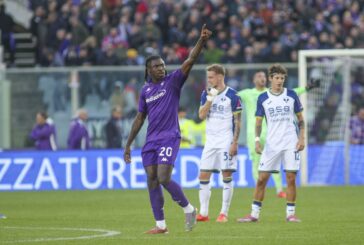 Tripletta Kean, la Fiorentina batte 3-1 il Verona