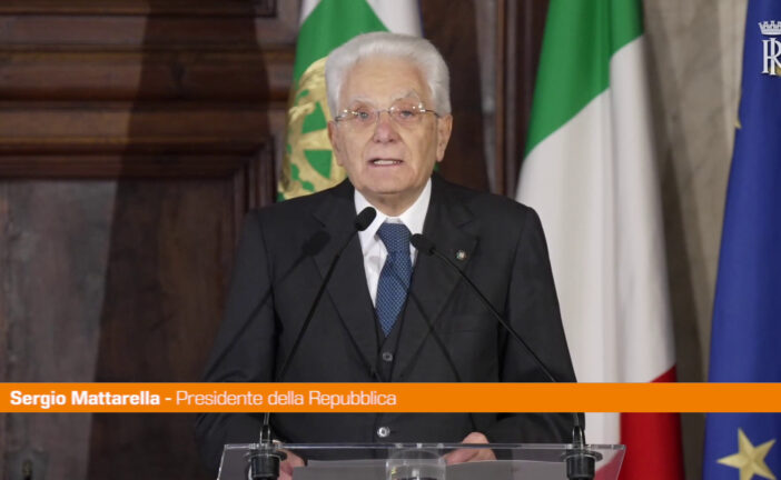 Mattarella "Non è accettabile abituarsi alla guerra"