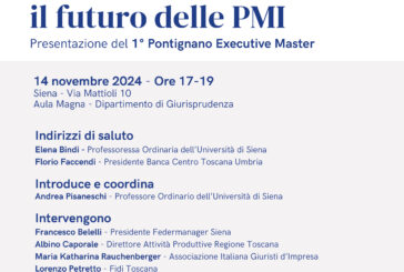 Unisi: prima edizione del corso “Pontignano Executive”