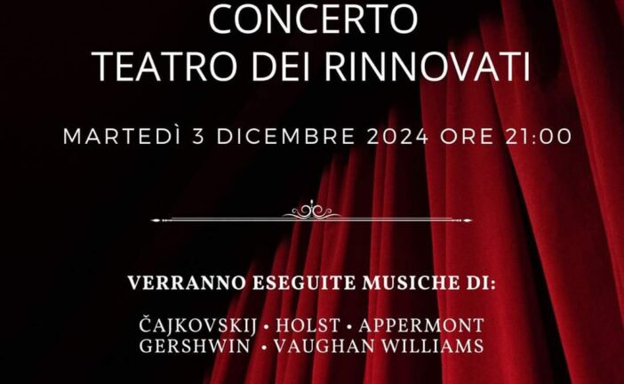 3 dicembre: concerto della Banda del Palio ai Rinnovati