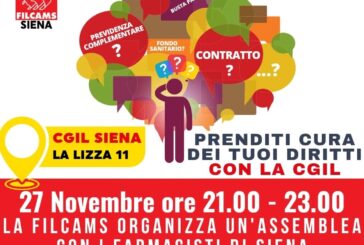 Il 27 novembre assemblea dei farmacisti senesi