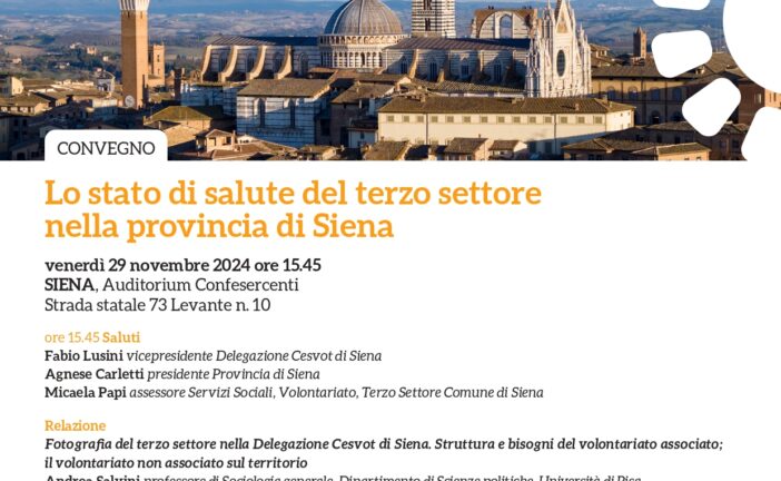 Siena: convegno, tavola rotonda e concorso fotografico per raccontare il volontariato