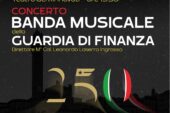 La banda della Guardia di Finanza in concerto al teatro dei Rinnovati