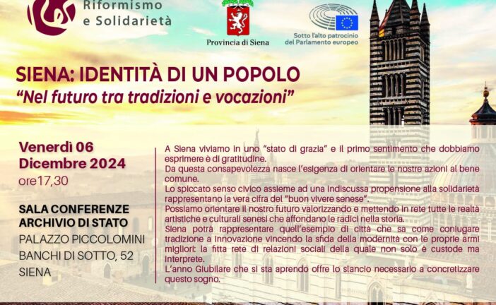 Res (Riformismo e Solidarietà): si parla di Siena e della sua identità